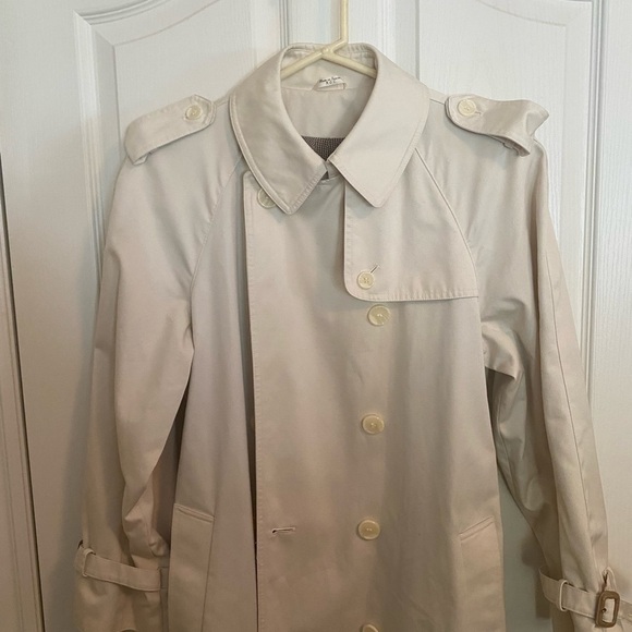Evan Picone Vintage Fully Lined Trench Coat Size 16 - Picture 7 of 16